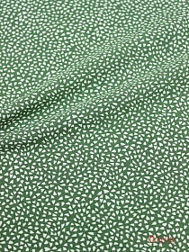 Штапель "Мелкая рябь" цв.травяной, ш.1.45м, вискоза-100%, 90гр/м.кв 
