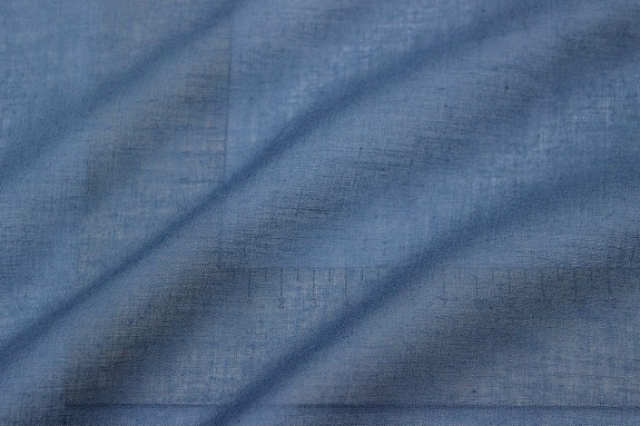 Батист цв.Океановая синь, ш.1.48м, хлопок-100%, 60гр/м.кв