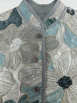 Куртка из перкали "Цветочная муза"