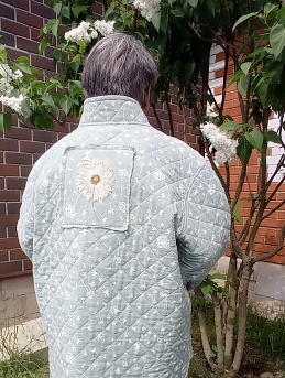 Фуфайка из теплого хлопка "Одуванчиковый ветер"