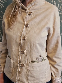 Фуфайка из муслина премиум и вареного хлопка