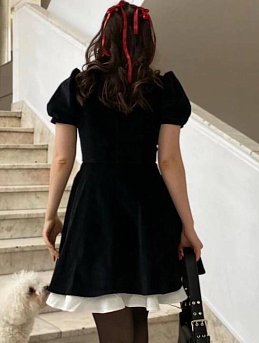 Платье из бархата "Театро"