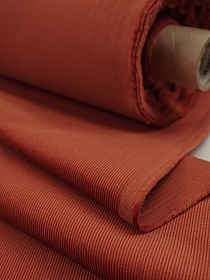 Мерный лоскут Микровельвет цв.Темно-терракотовый, ш.1.5м, хлопок-100%, 200гр/м.кв