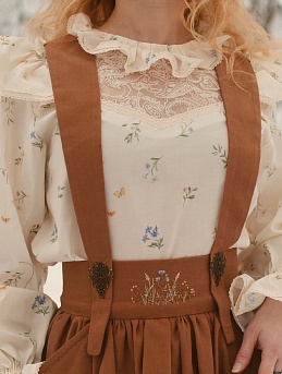 Блуза из батиста "Легкое порхание"