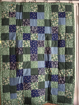 Одеяло в стиле пэчворк из бязи