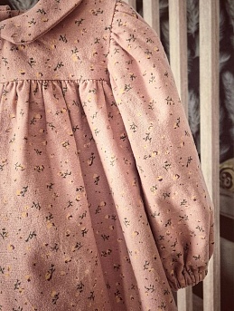 Детское платье из теплого хлопка "Анаис"