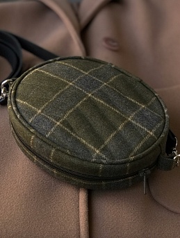 Сумка из Пальтово-костюмной шерсти Твид