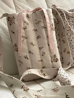 Сумка для телефона из теплого хлопка "Изадора"