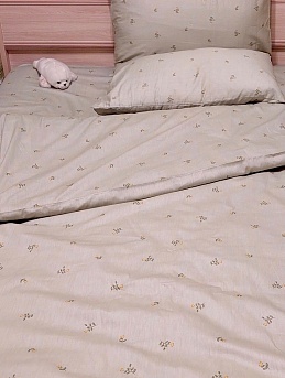 Постельное белье из сатина "Нежный цветочек"