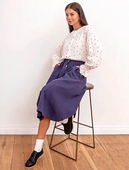 Юбка из крапивы и блузка из муслина