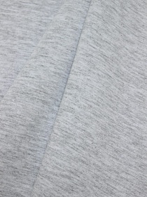 Кулирка с лайкрой цв.Св.серый меланж, ш1.9м, Пенье, хл-94%, лайкра-6%,190гр/м.кв