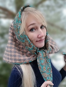 Косынка из вареного хлопка и импортного хлопка