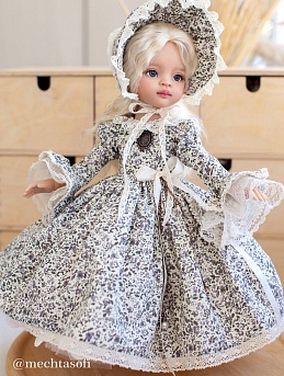 Наряд из импортного хлопка "Леона" для куколки 