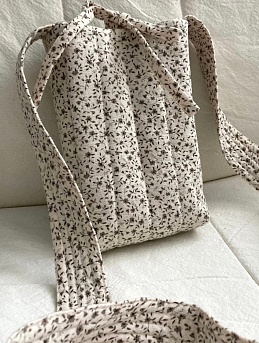 Сумка для телефона из теплого хлопка "Алессия"