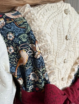 Детское платье из интерьерного и фактурного хлопка