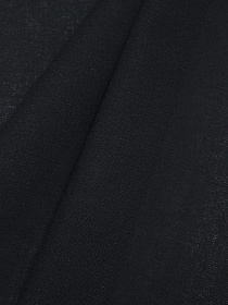 Полулен постельный цв.Черный, ш.2.2м, лен-30%, хлопок-70%, 155гр/м.кв