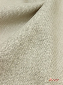 Мерный лоскут - Крапива Рами (Ramie)-диагональ, цв.Светлый бежево-молочный, ш.1.38м, крапива-100%