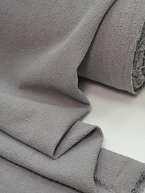 Мерный лоскут (ткань в отрезах) Крапива Рами (Ramie) с хлопком цв.Темно-серый с лиловым оттенком, ш.1.4м, крапива-50%, хлопок-50%