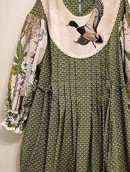 Платье из бязи и поплина свободное