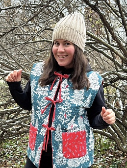 Жилет из Бязи "Хрустальная сказка"