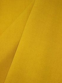 Плательная вискоза цв.Желто-горчичный, ш.1.45м, вискоза-100%, 200гр/м.кв