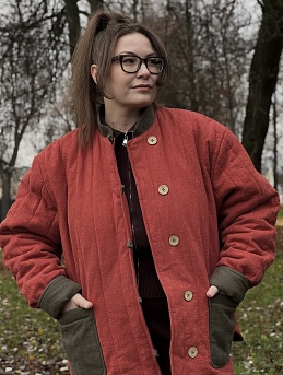 Стильная куртка из крапивы