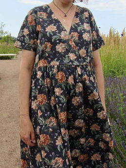 Летнее платье из Сатина "Лорея"