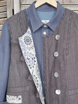 Комплект рубашка и стёганый жилет