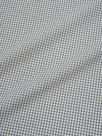 Вареный (стираный) хлопок "Мелкая клетка" цв.каменно-серый, ш.2.5м, хлопок-100%, 125гр/м.кв