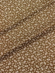 Импорт. хлопок "Лесана" цв.коричневый, ш.1.45м, хлопок-100%, 105гр/м.кв