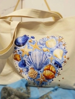 Шоппер из саржи