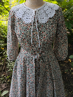 Платье "Лето" из перкали Премиум (Ultra) "Сказочный вьюнок"