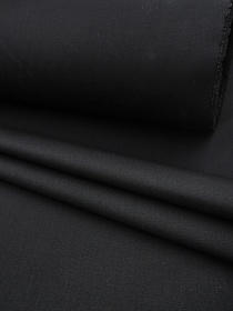 Саржа цв.Черный, ш.1.5м, хлопок-100%, 260гр/м.кв