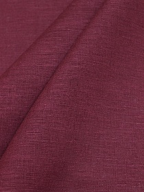 Лен костюмный цв.Вишнево-лиловый, СОРТ2, ш.1.5м, лен-100%, 180гр/м.кв
