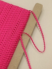 Вьюнчик цв.розовый барби, ш.6мм, п/э-100%