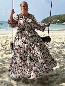 Платье из штапеля "Эсмеральда"