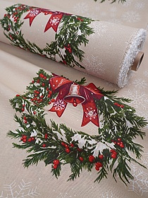 Рогожка "Мастерская чудес", ш.1.5м, хлопок-100%, 150гр/м.кв, раппорт 64см