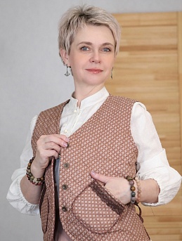 Жилет из импортного хлопка и пестряди