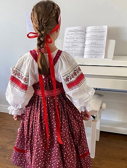 Детский народный костюм из импортного хлопка