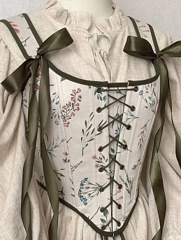 Корсет из полульна "Разнотравица"