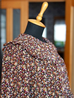 Комплект: блуза из Микровельвета "Бонита" и юбка Крапивы 