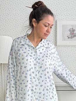 Пижама из  вискозного атласа "Воздушная нежность" 