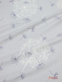 Мерный лоскут Бязь "Невесомость" цв.светло-серый, (комп), ш.2.2м, хлопок-100%, 120гр/м.кв