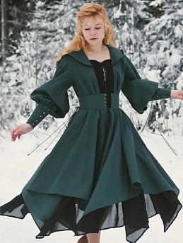 Платье из вареного хлопка и батиста 