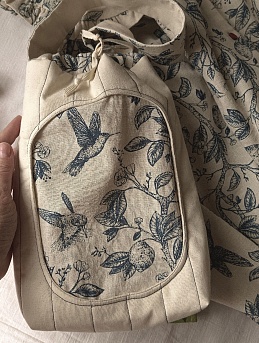 Шоппер из полульна "Райское местечко"