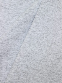 Футер-петля диагональ 3-х нит. цв.Св.серый меланж, ш.1.8м, Пенье, хлопок-65%, п/э-35%, 350гр/м.кв