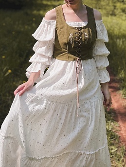 Платье из муслина "Звездочки"