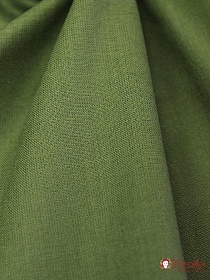 Мерный лоскут (ткань в отрезах) - Бязь цв.Темный болотно-зеленый, ГОСТ, ш.1.5м, хлопок-100%