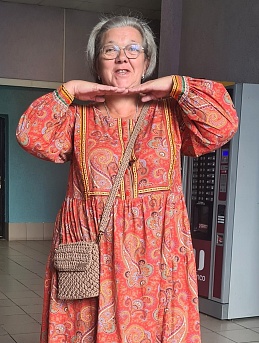 Платье в народном стиле из перкали "Диво Дивное"