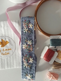 Аксессуар для шеи из льна